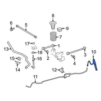 Toyota OE - Front Left Suspension Shock Absorber