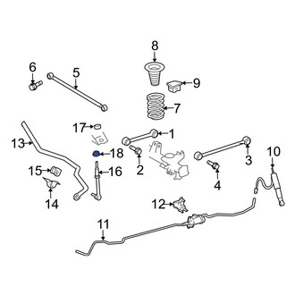 Toyota OE - Rear Center Suspension Stabilizer Bar Link Washer