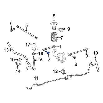 Toyota OE - Rear Upper Suspension Control Arm Bolt