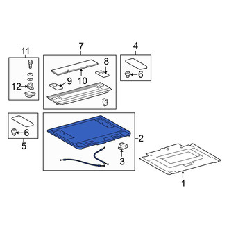 Toyota OE - Rear Trunk Floor Access Cover