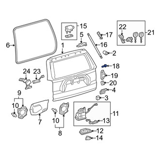 Toyota OE - Liftgate Lift Support Bolt