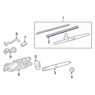 Toyota OE - Rear Wiper Blade