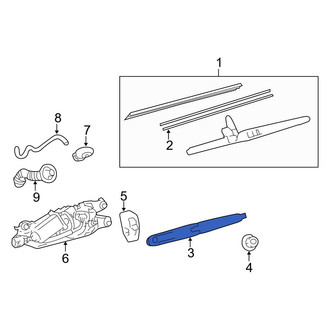 Toyota OE - Rear Wiper Arm