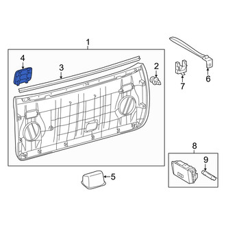 Toyota OE - Liftgate Trim Cover Cap