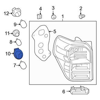 Toyota OE - Rear Turn Signal Light Socket