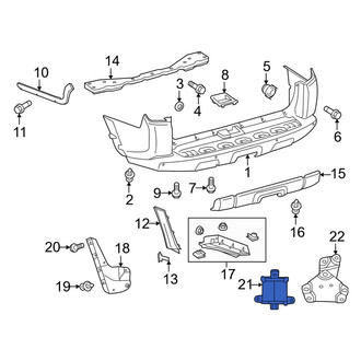 Toyota OE - Rear Blind Spot Detection System Warning Sensor