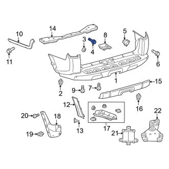Toyota OE - Bumper Cover Bolt