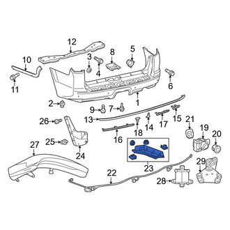 Toyota OE - Right Bumper Cover Bracket