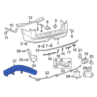 Toyota OE - Front Left Bumper Trim