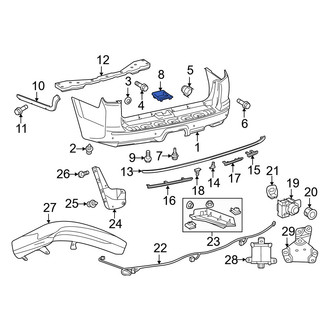 Toyota OE - Rear Jack Plug Cover