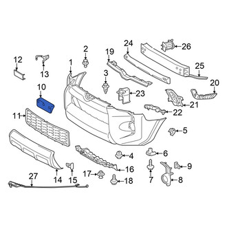 Toyota OE - Front License Plate Bracket
