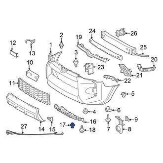 Toyota OE - Radiator Support Air Deflector Clip