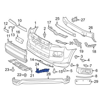 Toyota OE - Front Left Brake Air Duct