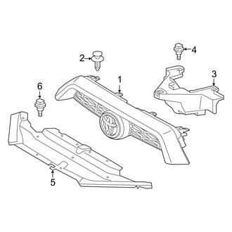 Toyota OE - Grille & Components (Emblem Type)