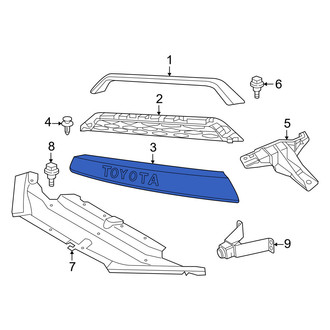 Toyota OE - Front Grille Emblem