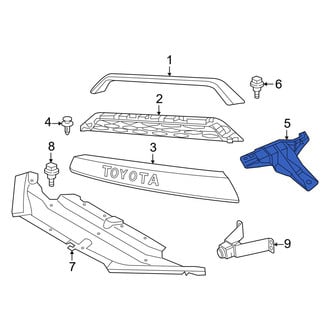 Toyota OE - Grille Bracket