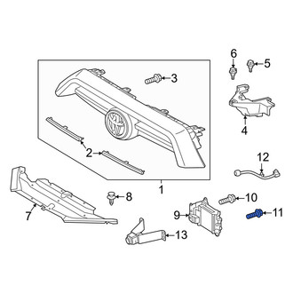 Toyota OE - Cruise Control Distance Sensor Screw