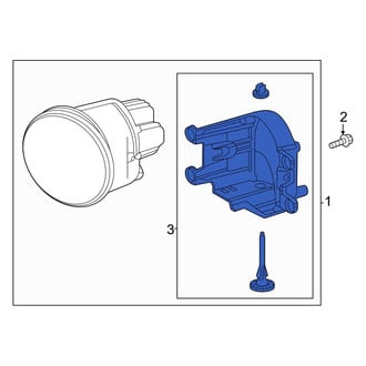 Toyota OE - Front Left Fog Light Bracket