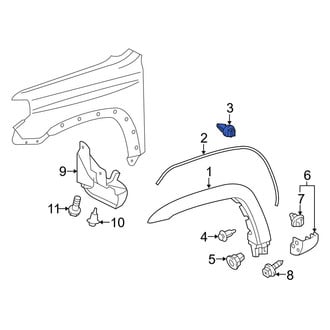Toyota OE - Floor Pan Splash Shield Clip