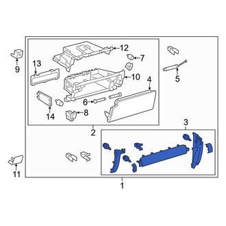 Toyota OE - Instrument Panel Trim Panel