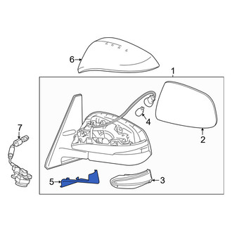 Toyota OE - Front Left Door Mirror Trim Ring