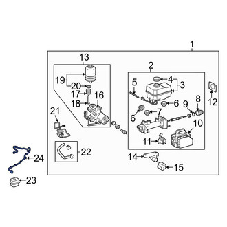 Toyota OE - Rear Right ABS Wheel Speed Sensor