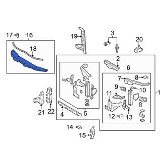 Toyota OE - Front Radiator Support Access Cover