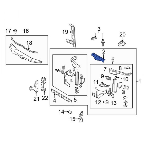 Radiator Support Tie Bar