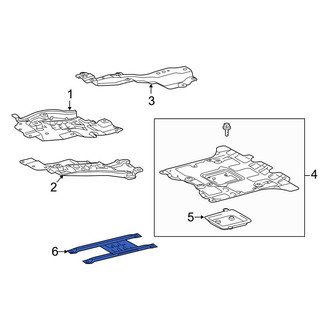 Toyota OE - Front Powertrain Skid Plate