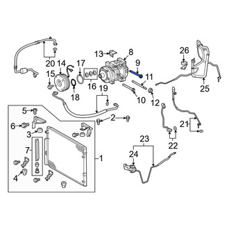 Toyota OE - A/C Compressor Bolt