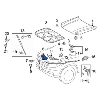 Toyota OE - Front Hood Latch