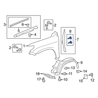 Toyota OE - Mud Flap Clip