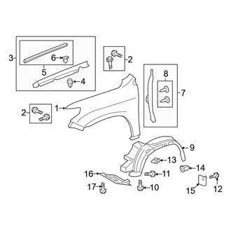 Toyota OE - Fender & Components