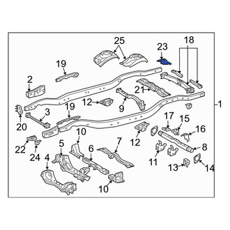Toyota OE - Rear Right Tow Hook