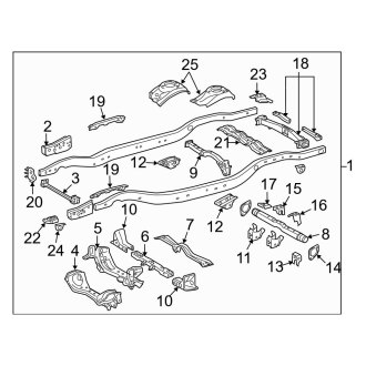 2018 Toyota Land Cruiser Chassis Frames & Rails | CARiD
