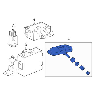 Toyota OE - Tire Pressure Monitoring System (TPMS) Sensor