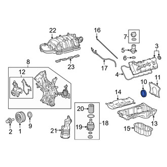 Toyota OE - Rear Engine Crankshaft Seal