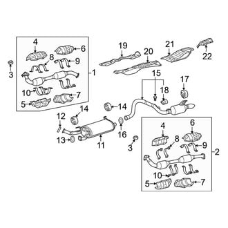 Toyota OE - Exhaust System - Exhaust Components