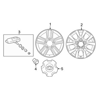 Toyota OE - Wheels - Covers & Trim
