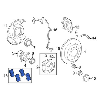 Toyota OE - Front Disc Brake Pad Set