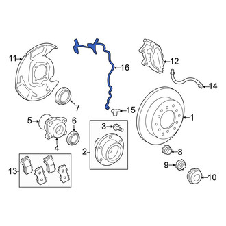 Toyota OE - Front Right ABS Wheel Speed Sensor Wiring Harness