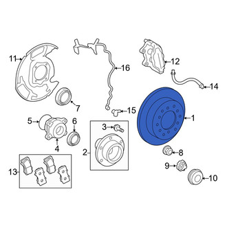 Toyota OE - Front Disc Brake Rotor