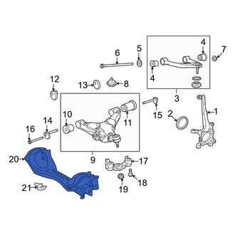 Toyota OE - Front Suspension Subframe Crossmember
