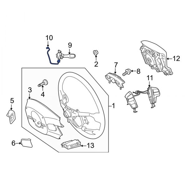 Steering Wheel Wiring Harness