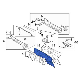 Toyota OE - Front Firewall