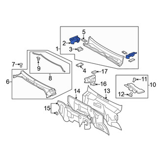 Toyota OE - Front Left Cowl Extension