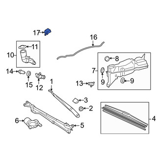 Toyota OE - Front Windshield Washer Nozzle
