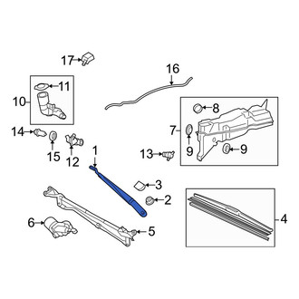 Toyota OE - Front Left Wiper Arm
