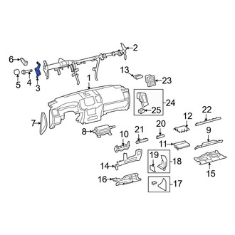 Toyota OE - Instrument Panel Crossmember Brace