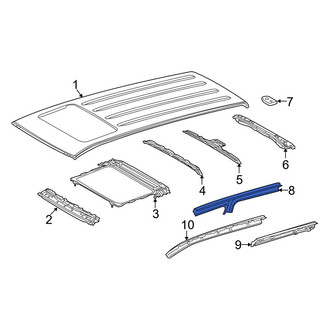 Toyota OE - Left Outer Roof Side Rail
